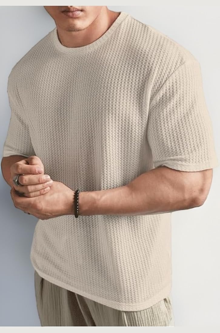 WAFFLE OVERSIZED T-SHIRT