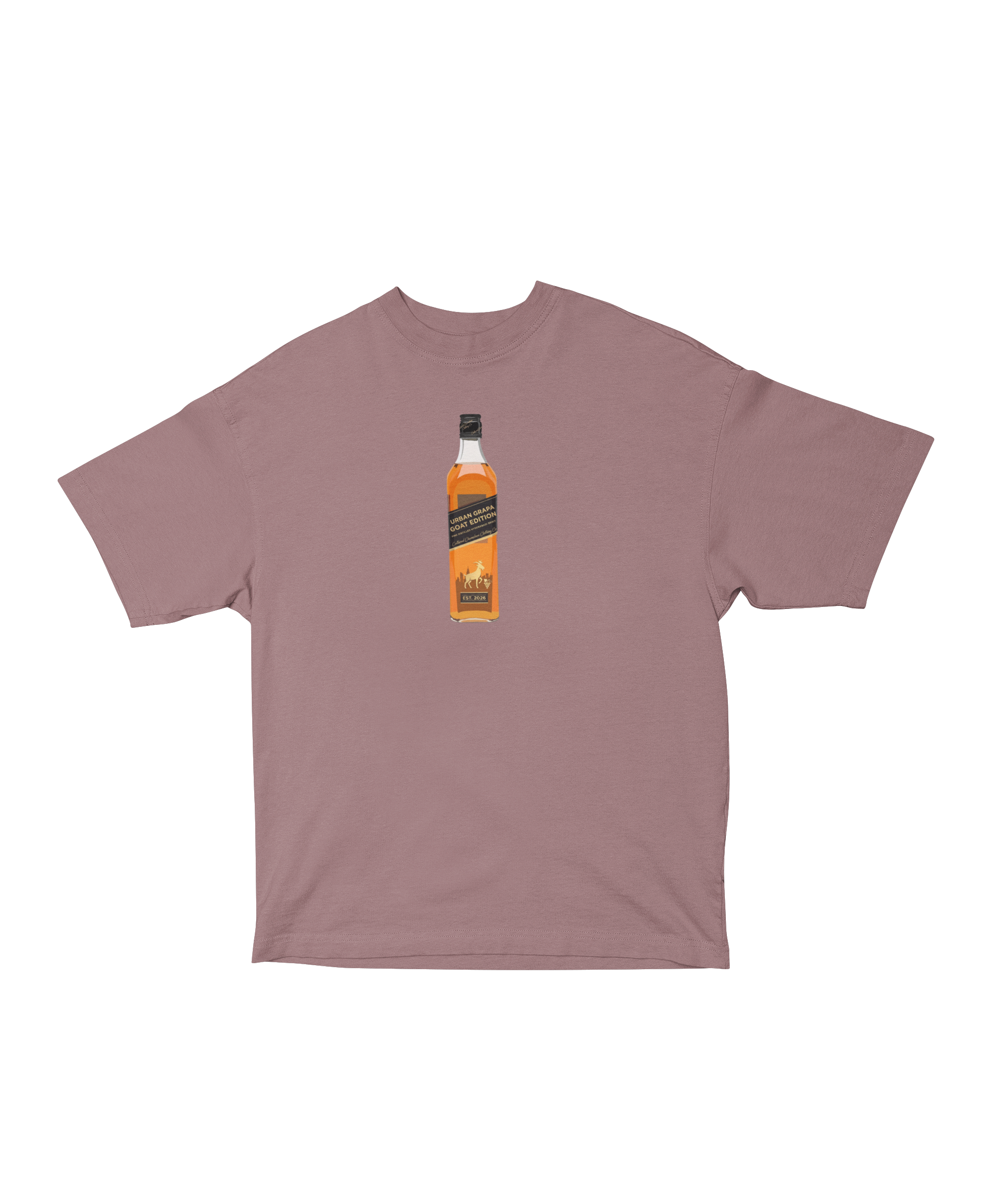 REIMAGINED JOHNNIE WALKER BOTTLE OVERSIZED T-SHIRT