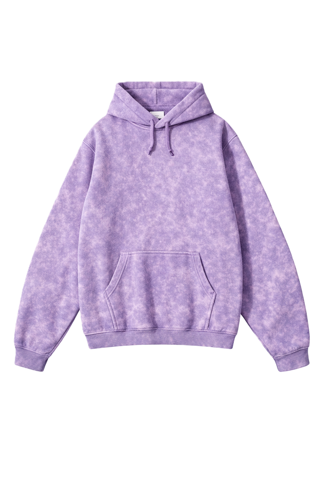 LAVENDER ACID WASH STYLE 300 GSM FLEECE HOODIE