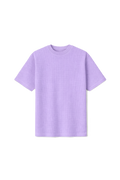 LAVENDER WAFFLE OVERSIZED T-SHIRT