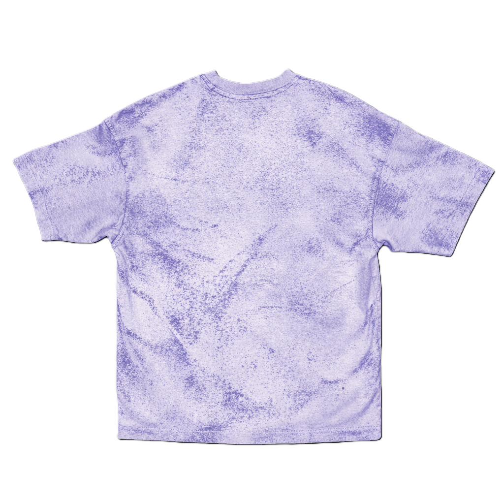 ROLLER PAINTED LAVANDER OVERSIZED T-SHIRT