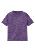 PURPLE ACID WASH STYLE OVERSIZED TSHIRT