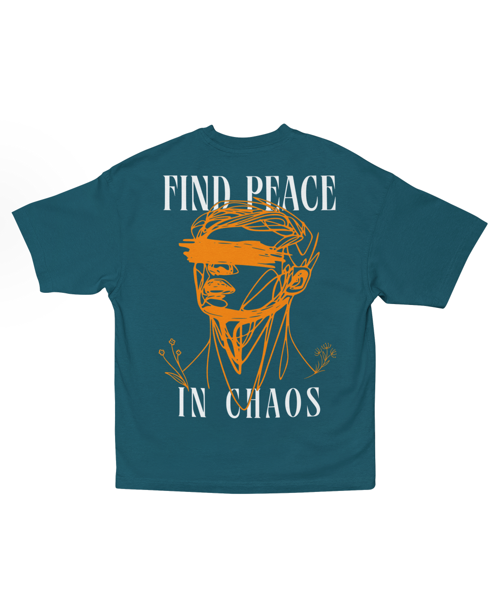 FIND PEACE IN CHAOS OVERSIZED T-SHIRT
