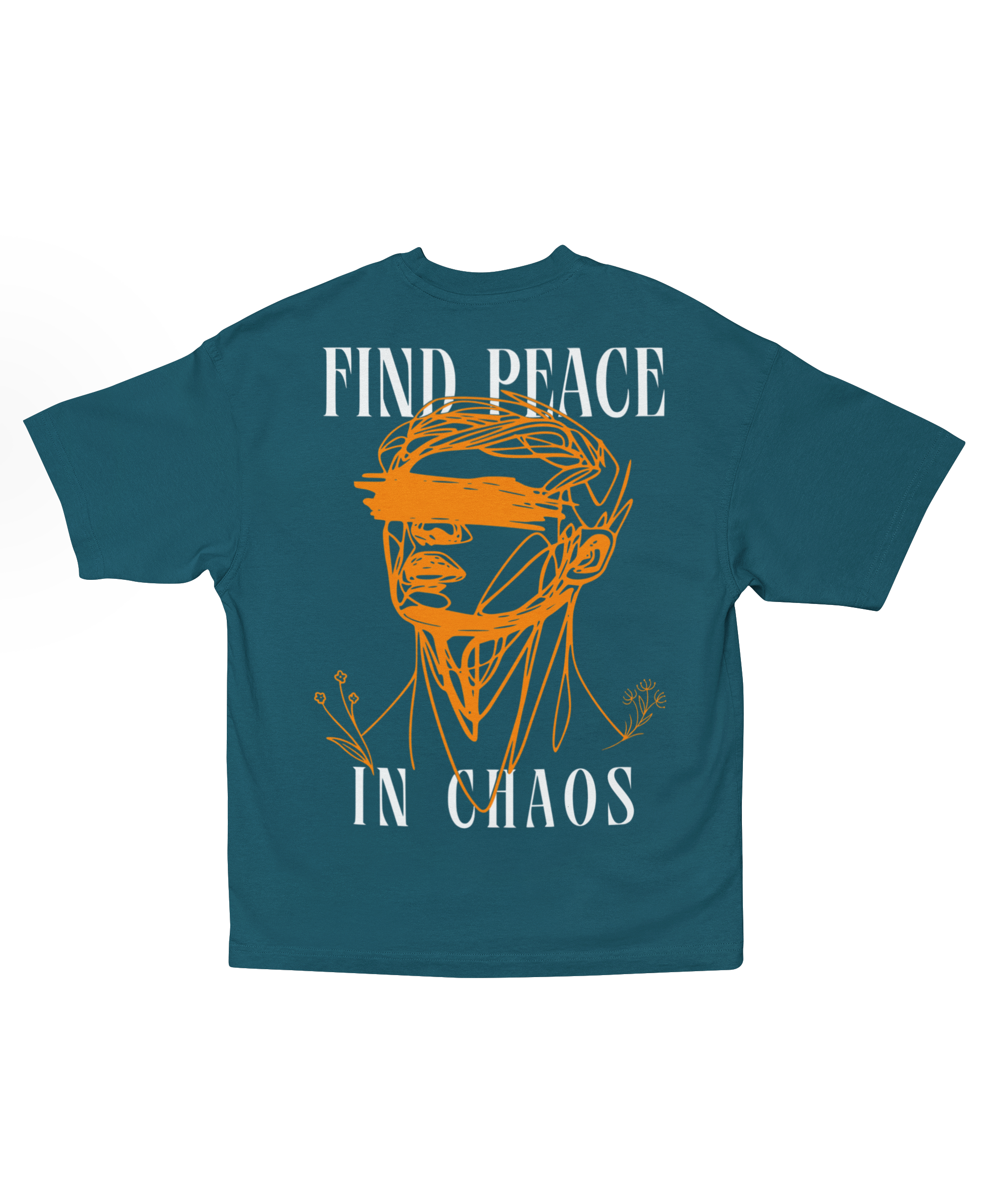 FIND PEACE IN CHAOS OVERSIZED T-SHIRT