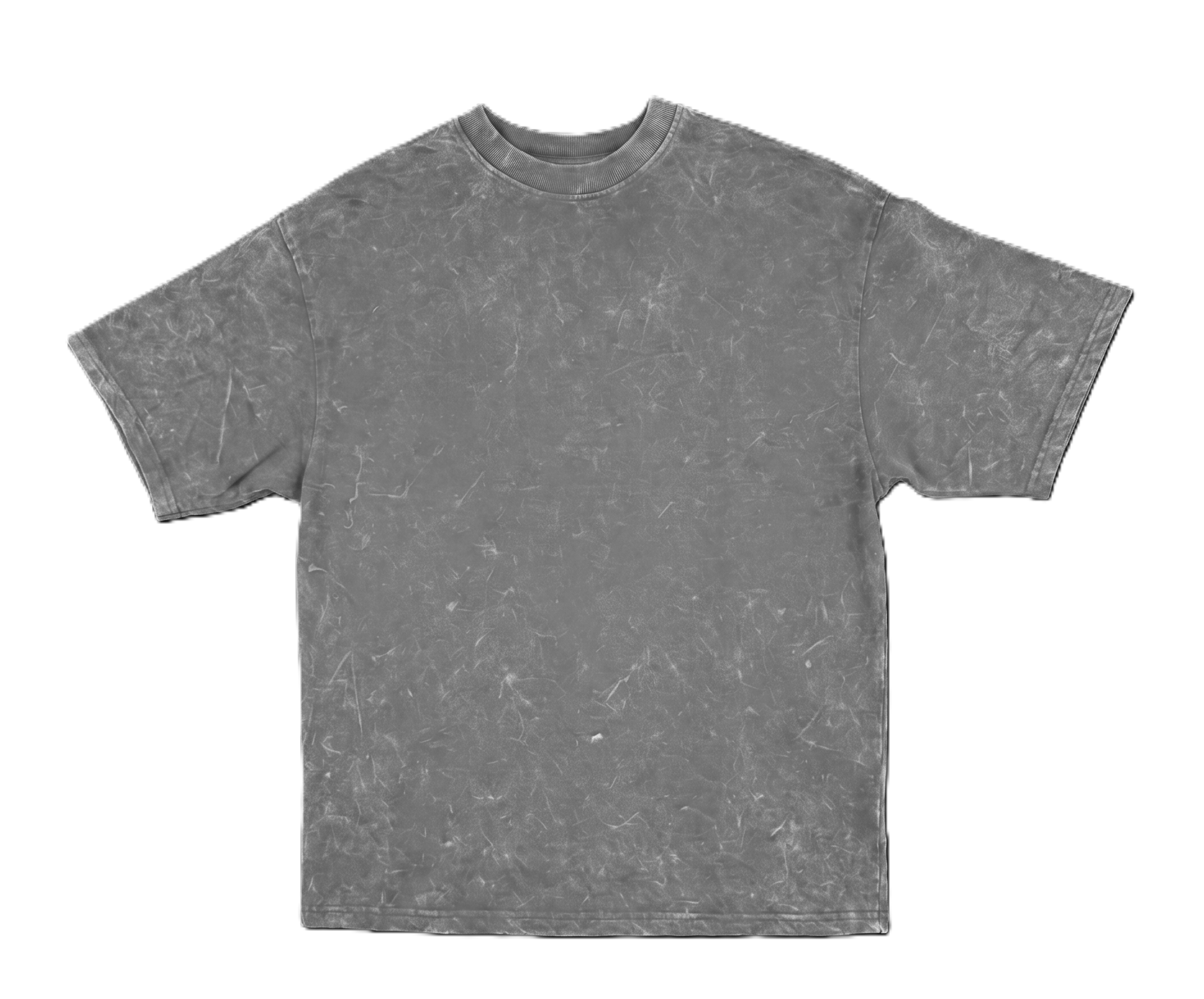 CHARCOAL ACID WASH STYLE OVERSIZED T-SHIRT