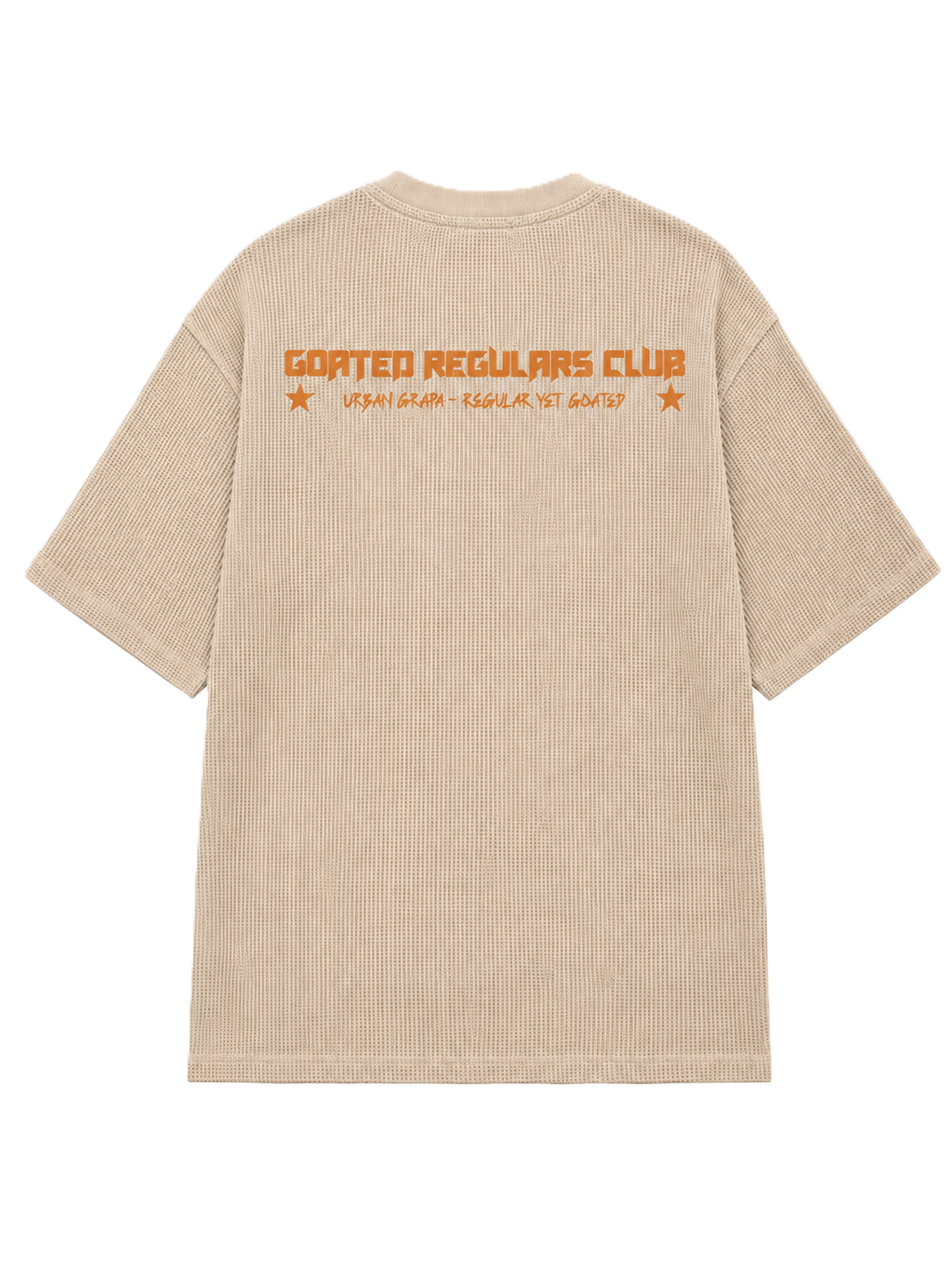 LA DOLCE VITA WAFFLE OVERSIZED T-SHIRT