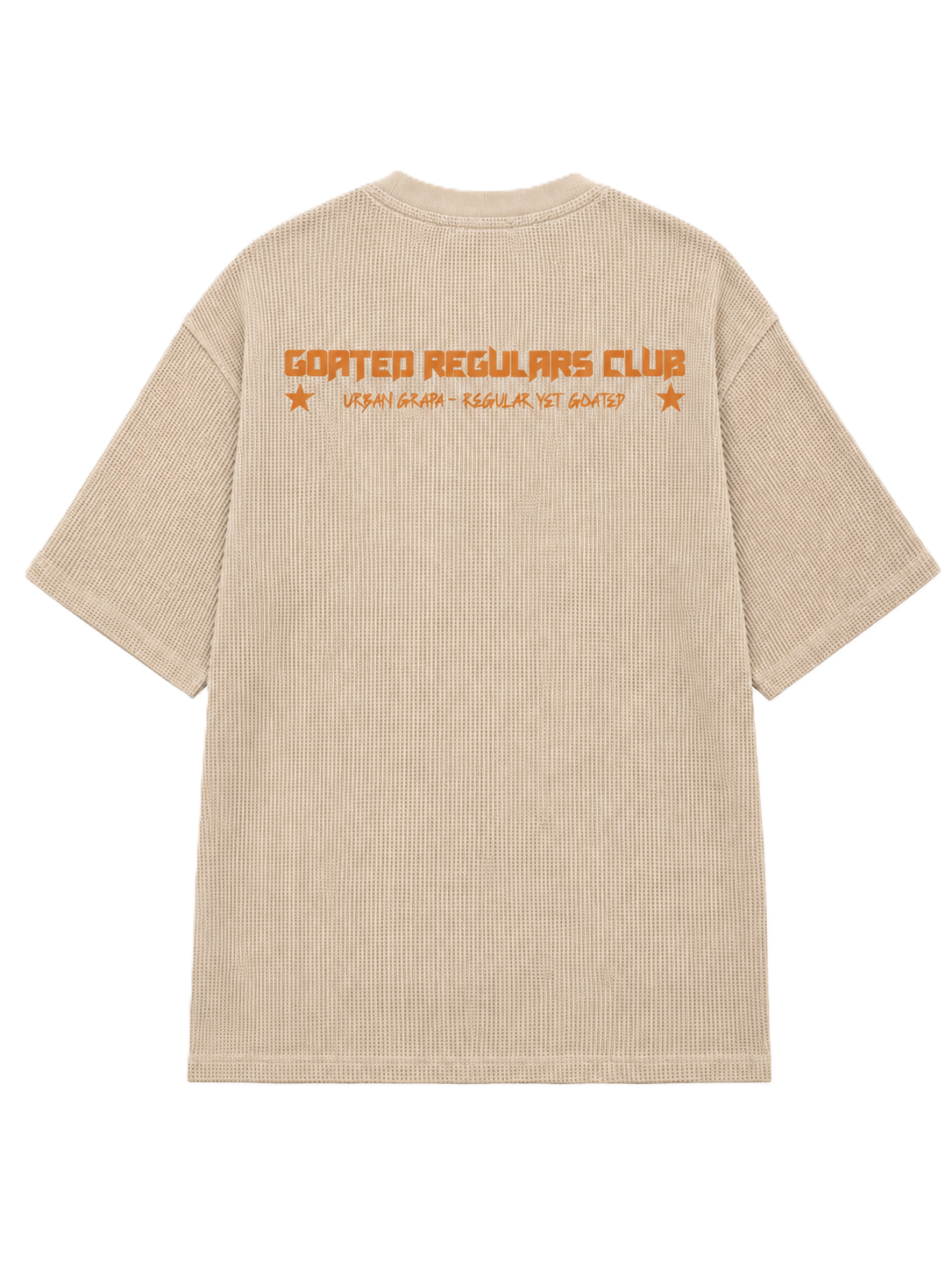 LA DOLCE VITA WAFFLE OVERSIZED T-SHIRT