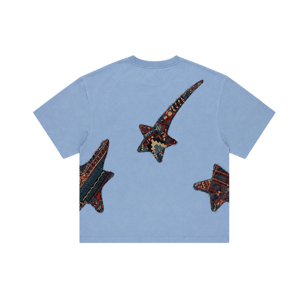 JACQUARD STARS OVERSIZED T-SHIRT