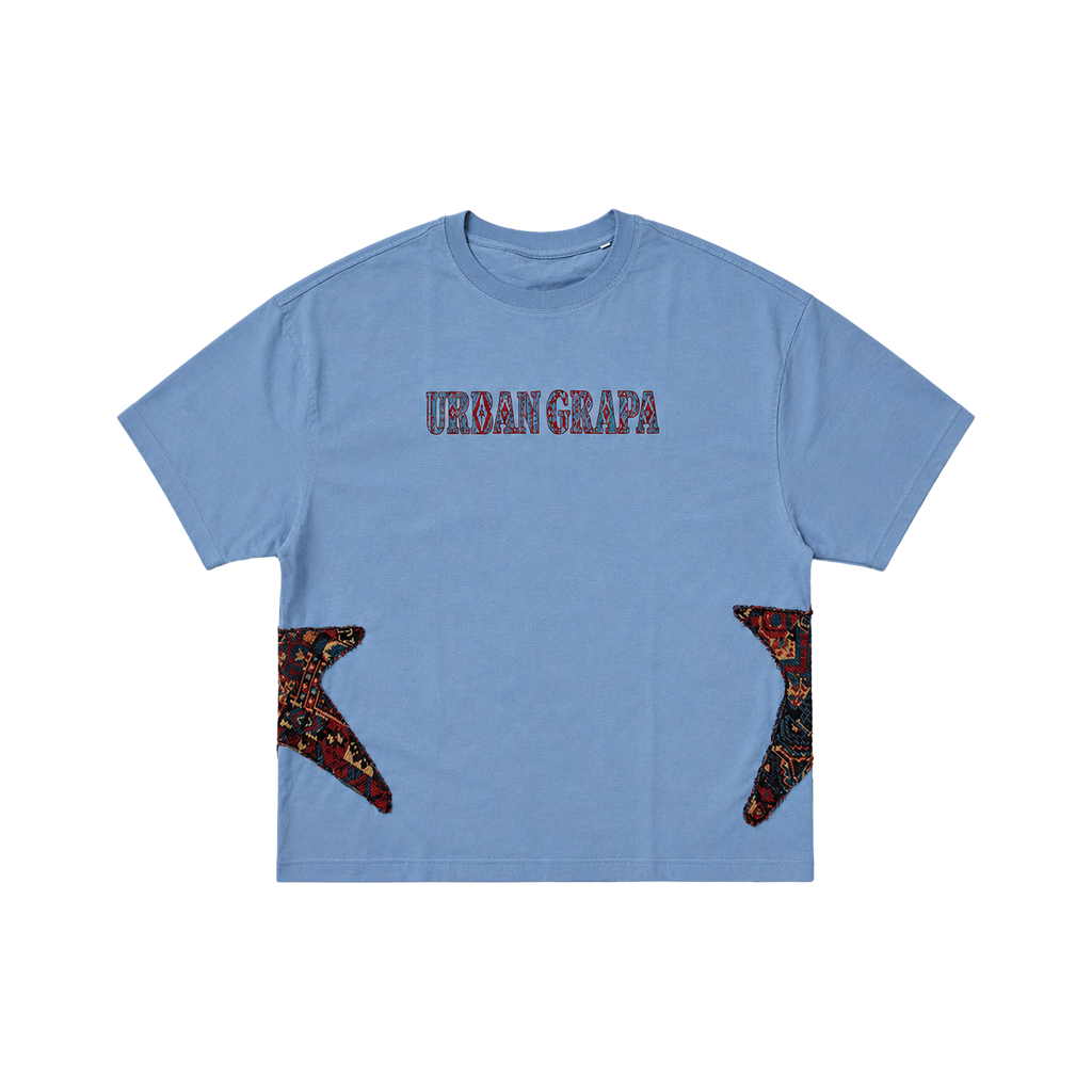 JACQUARD STARS OVERSIZED T-SHIRT