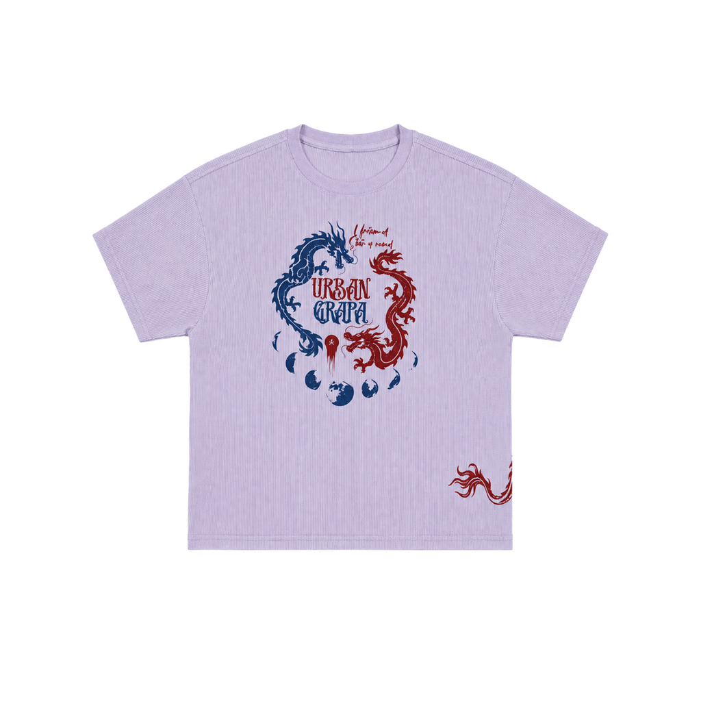 UNTAMED DRAGON WAFFLE OVERSIZED T-SHIRT