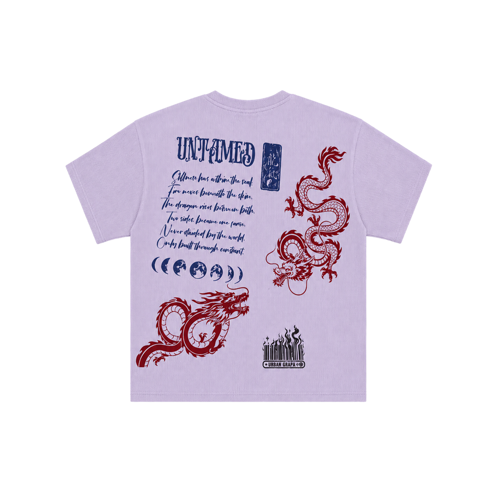 UNTAMED DRAGON WAFFLE OVERSIZED T-SHIRT