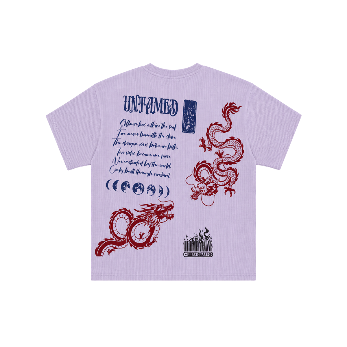UNTAMED DRAGON WAFFLE OVERSIZED T-SHIRT