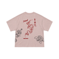 IKIGAI BLOOM WAFFLE OVERSIZED TSHIRT