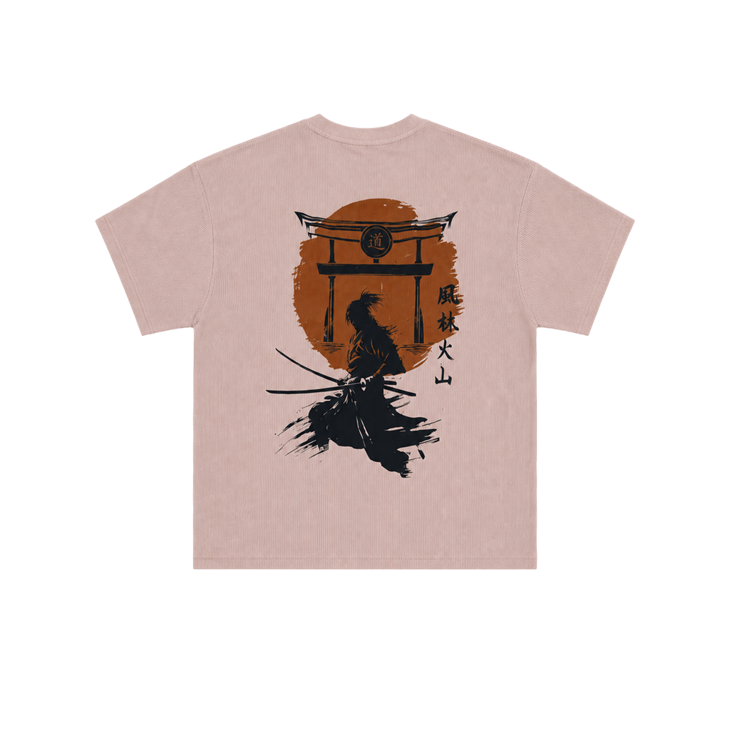 SAMURAI FURINKAZAN WAFFLE OVERSIZED TSHIRT