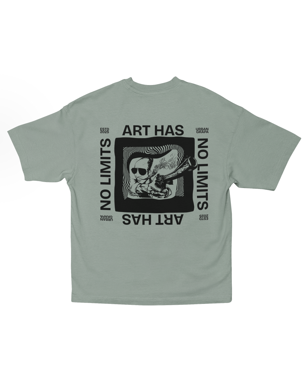ART HAS NO LIMITS OVERSIZED T-SHIRT