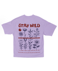 STAY WILD FLOWERS OVERSIZED T-SHIRT