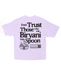 BIRYANI QUOTE OVERSIZED T-SHIRT