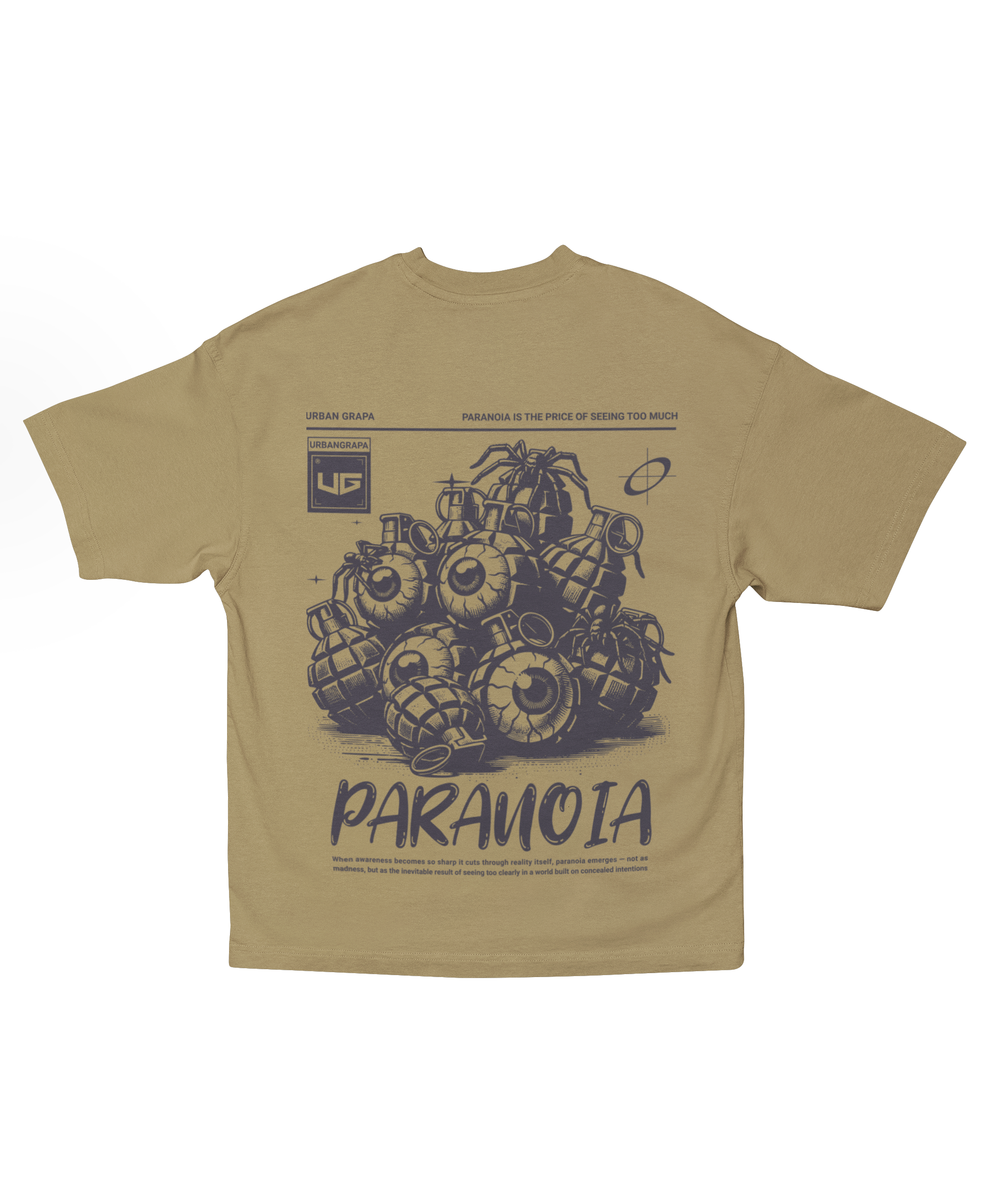 PARANOIA GRENADES OVERSIZED T-SHIRT