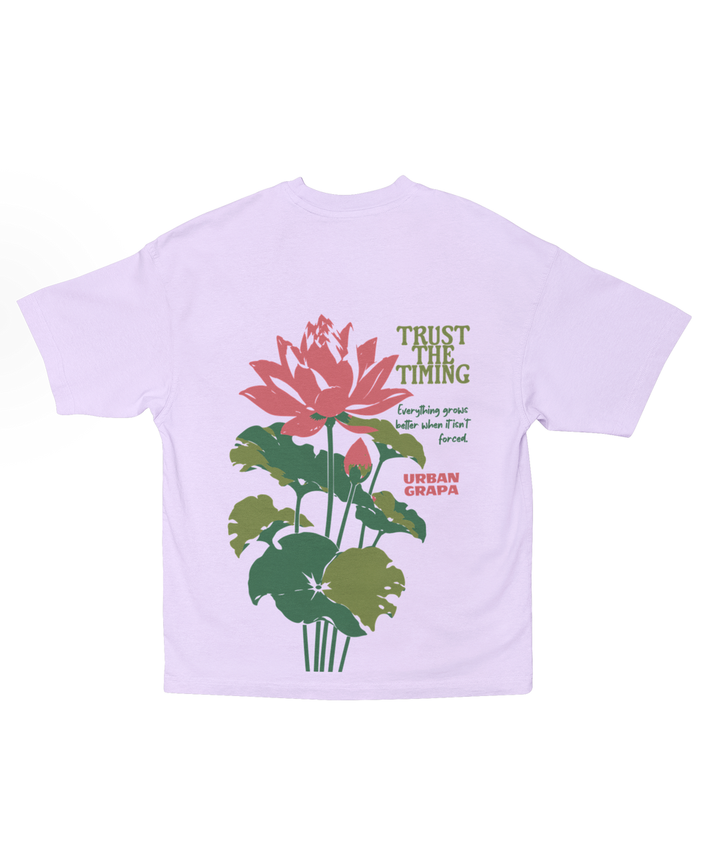 TRUST THE TIMING OVERSIZED T-SHIRT