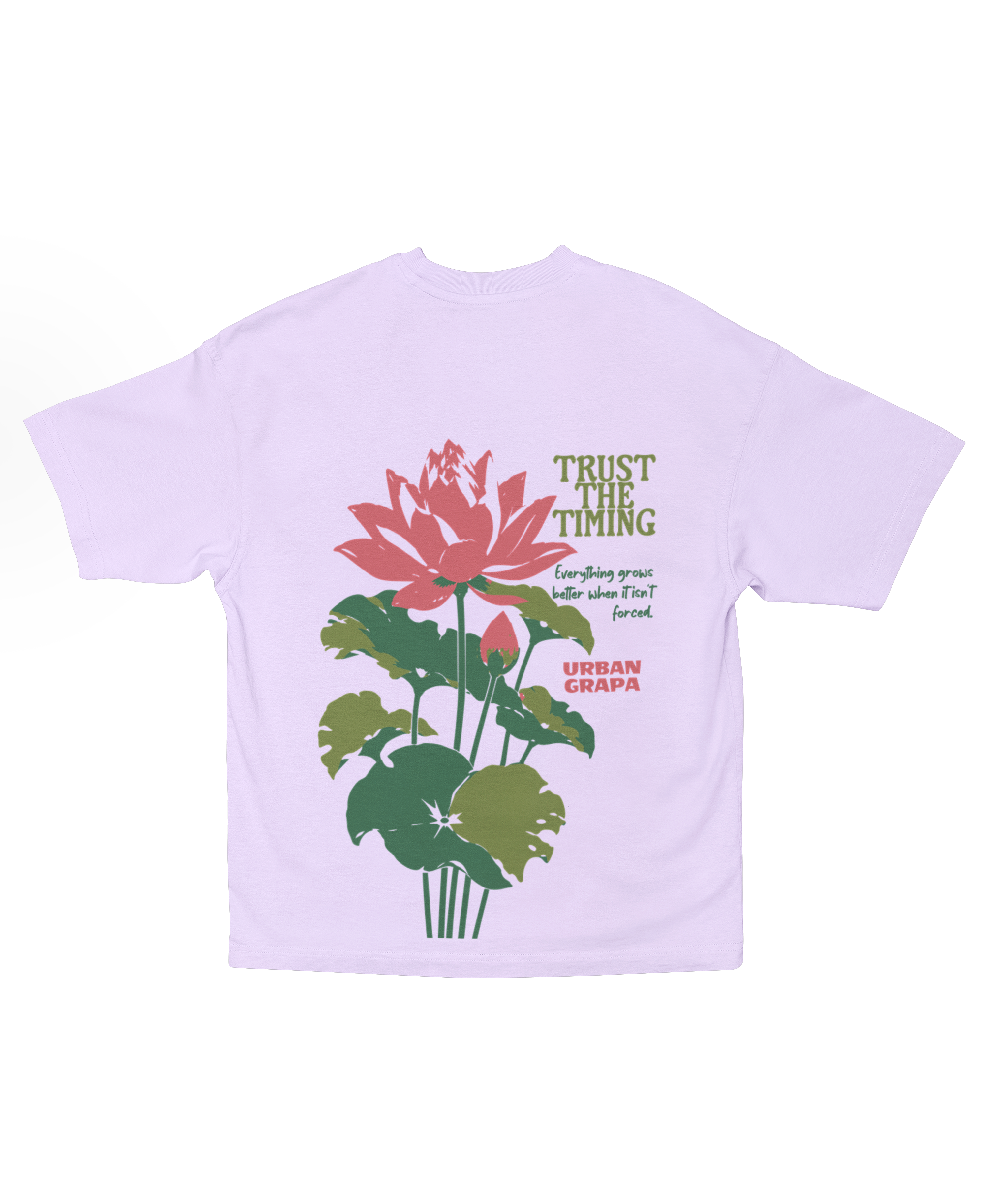 TRUST THE TIMING OVERSIZED T-SHIRT