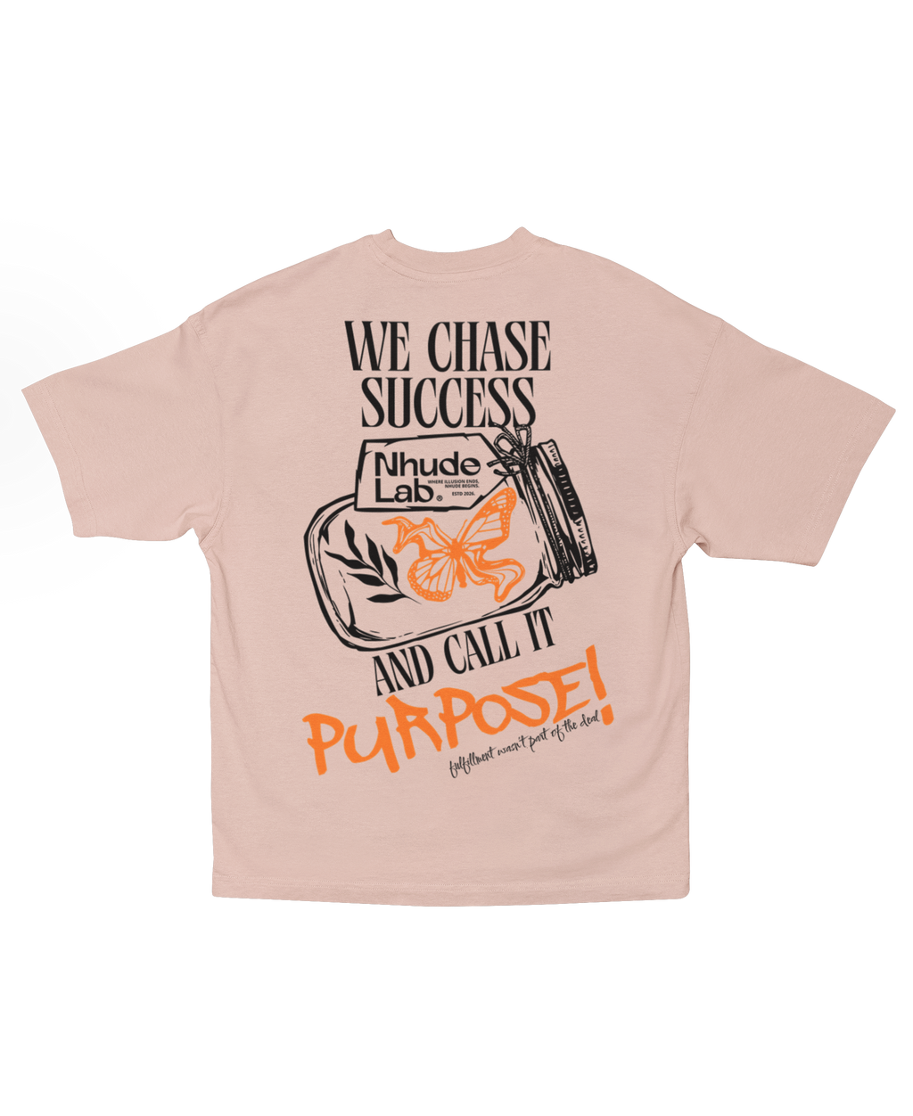 WE CHASE SUCCESS OVERSIZED T-SHIRT