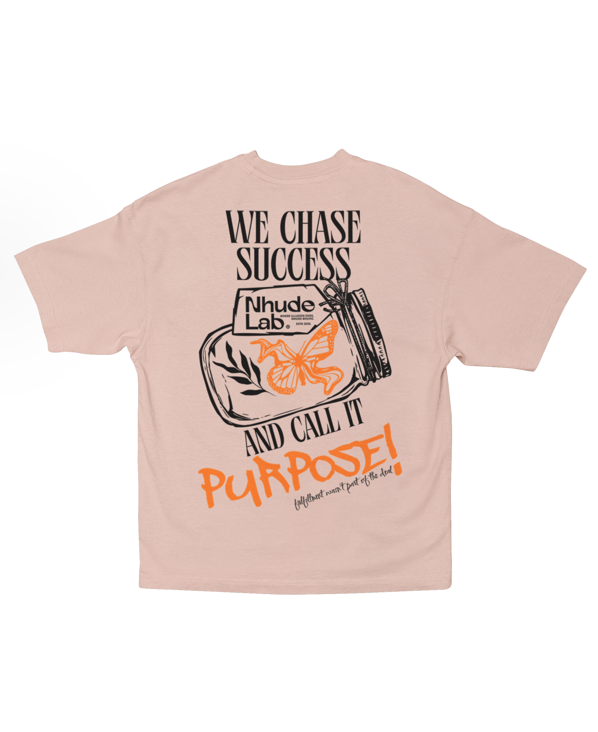 WE CHASE SUCCESS OVERSIZED T-SHIRT