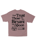 BIRYANI QUOTE OVERSIZED T-SHIRT