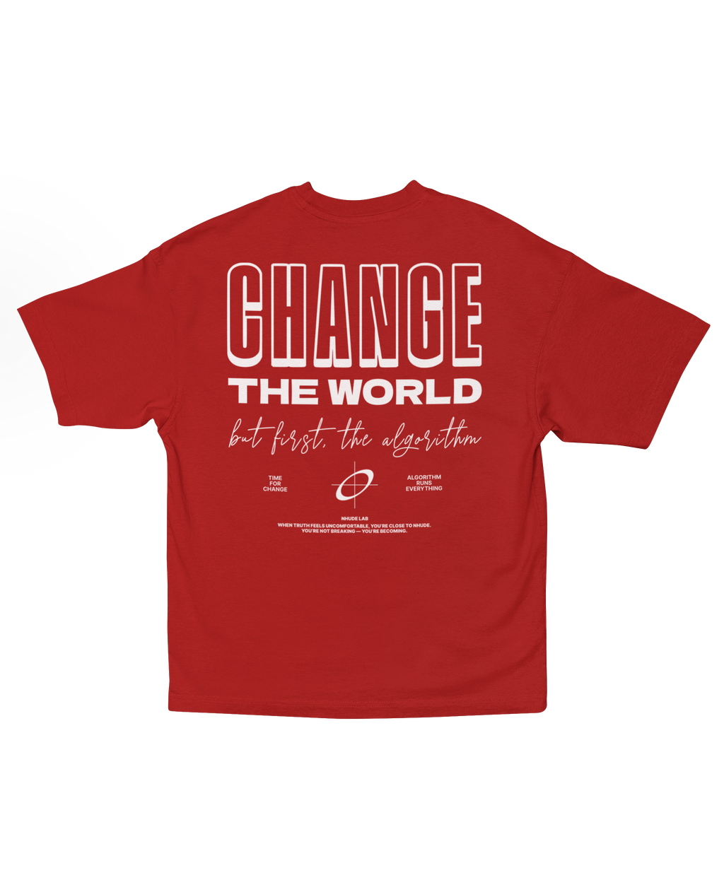 CHANGE WORLD OVERSIZED T-SHIRT