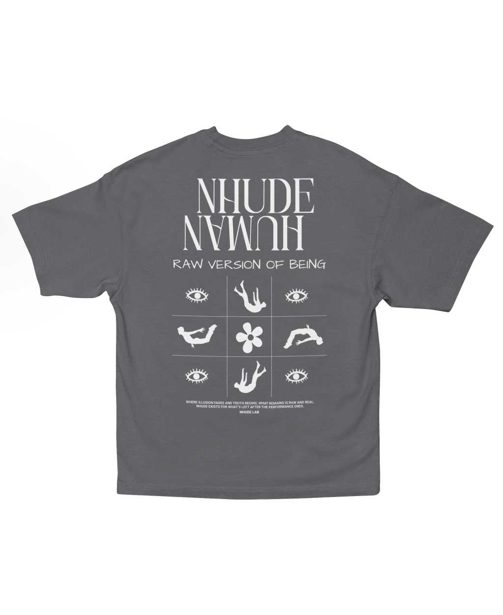 NHUDE HUMAN OVERSIZED T-SHIRT
