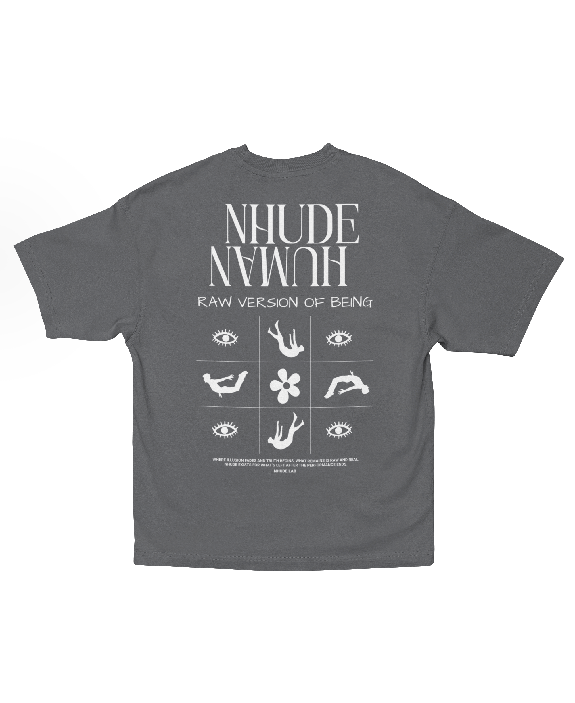 NHUDE HUMAN OVERSIZED T-SHIRT
