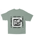 ART HAS NO LIMITS OVERSIZED T-SHIRT