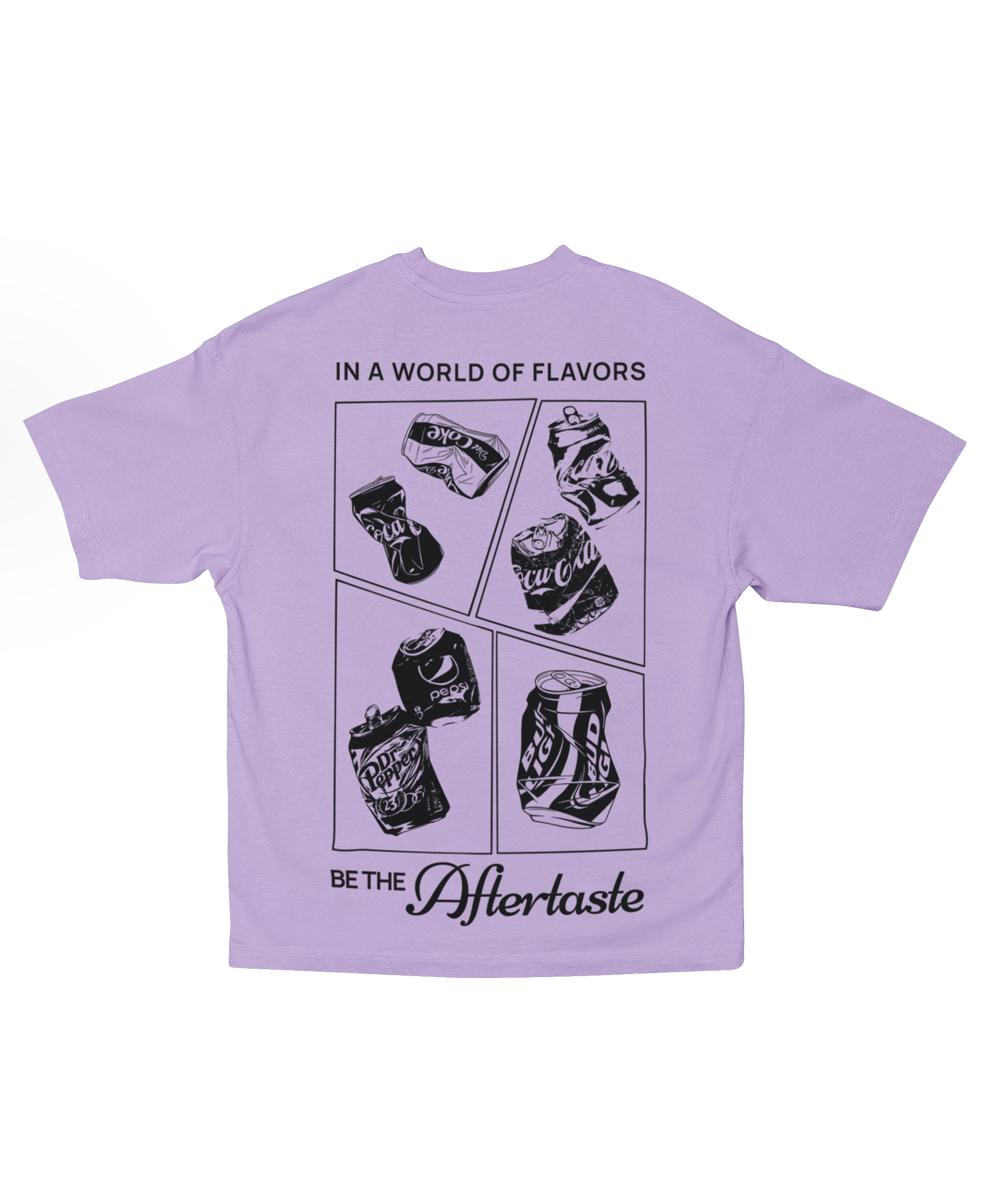 FLAVOUR CANS AFTERTASTE OVERSIZED T-SHIRT