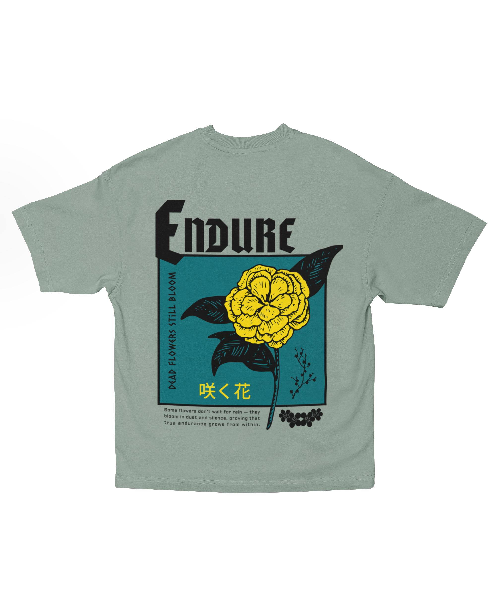 ENDURE  FLOWER OVERSIZED T-SHIRT