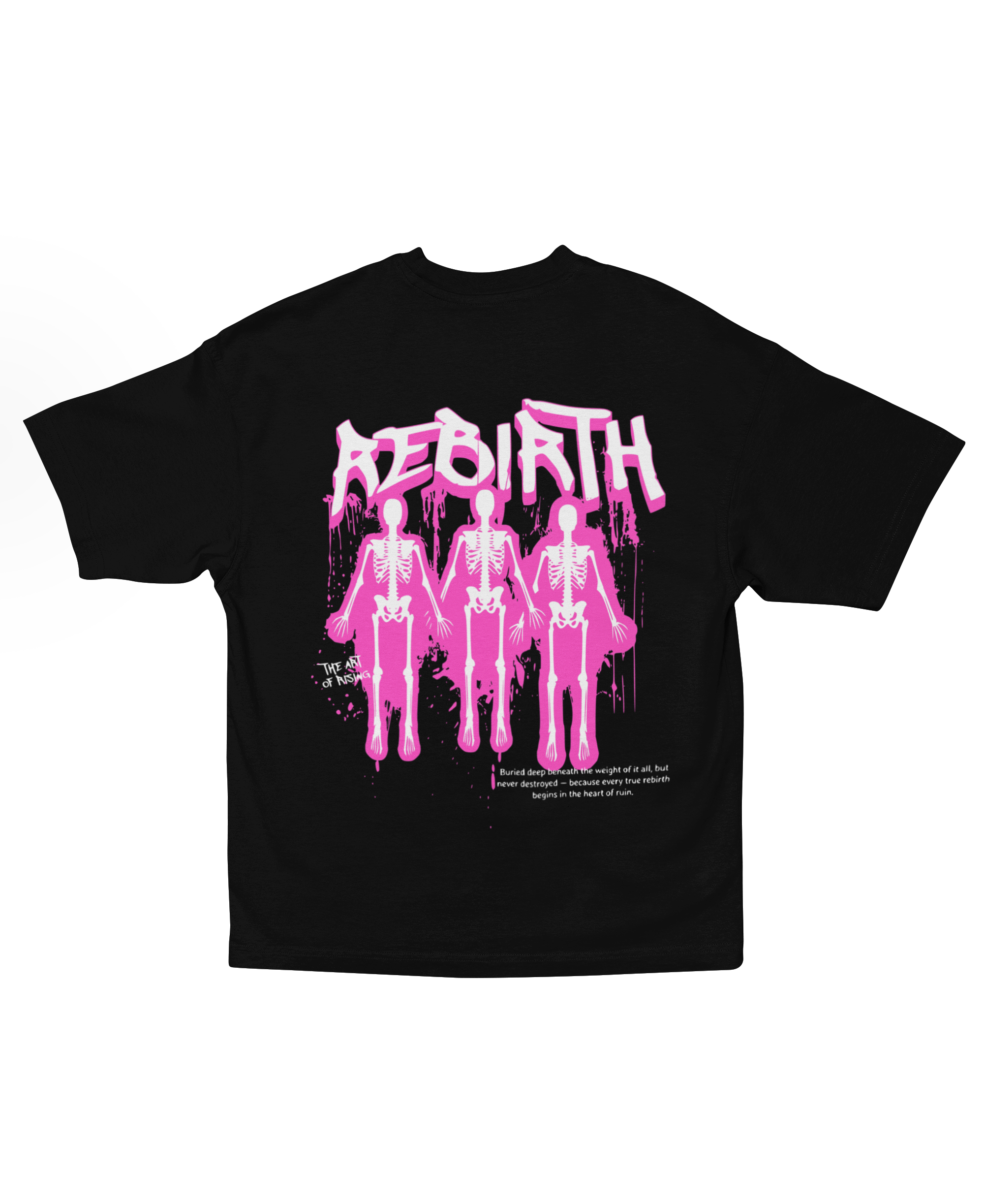 REBIRTH SKELETONS OVERSIZED T-SHIRT
