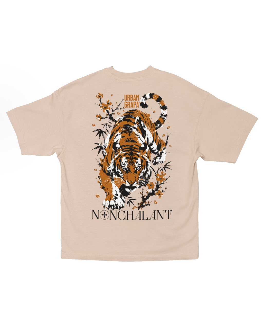 NONCHALANT TIGER OVERSIZED T-SHIRT