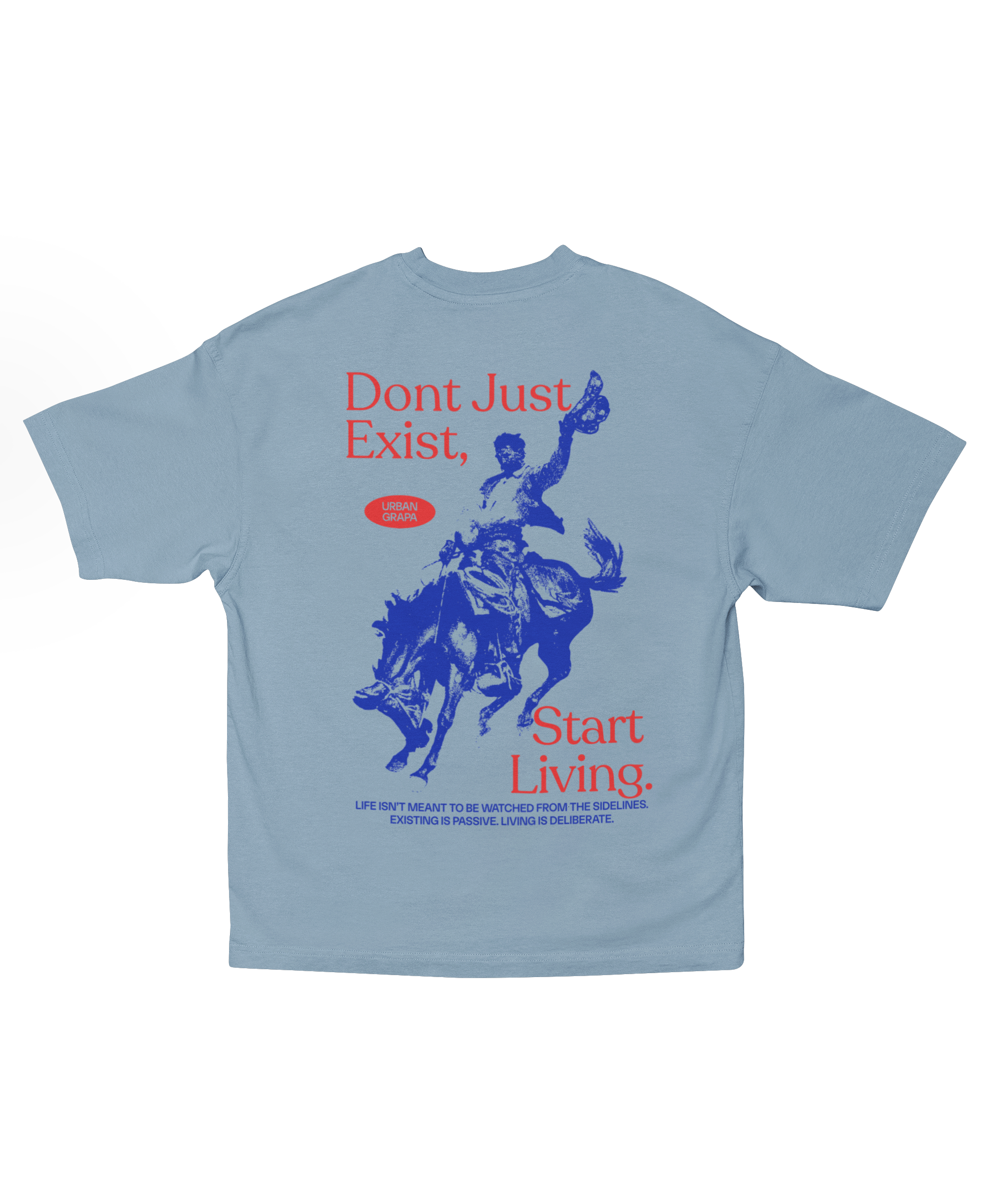 START LIVING OVERSIZED T-SHIRT