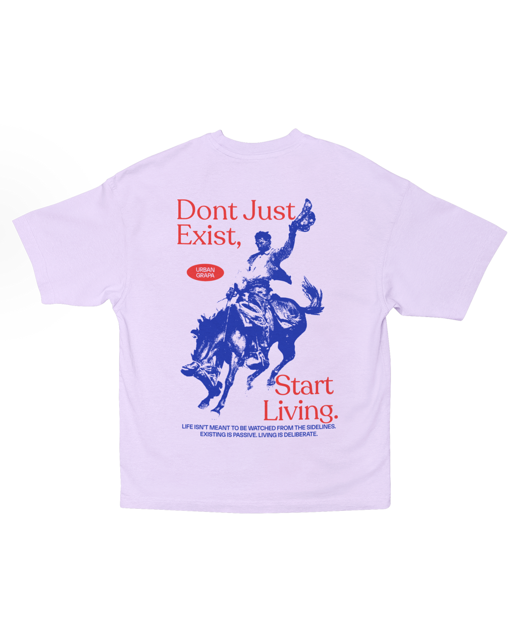 START LIVING OVERSIZED T-SHIRT