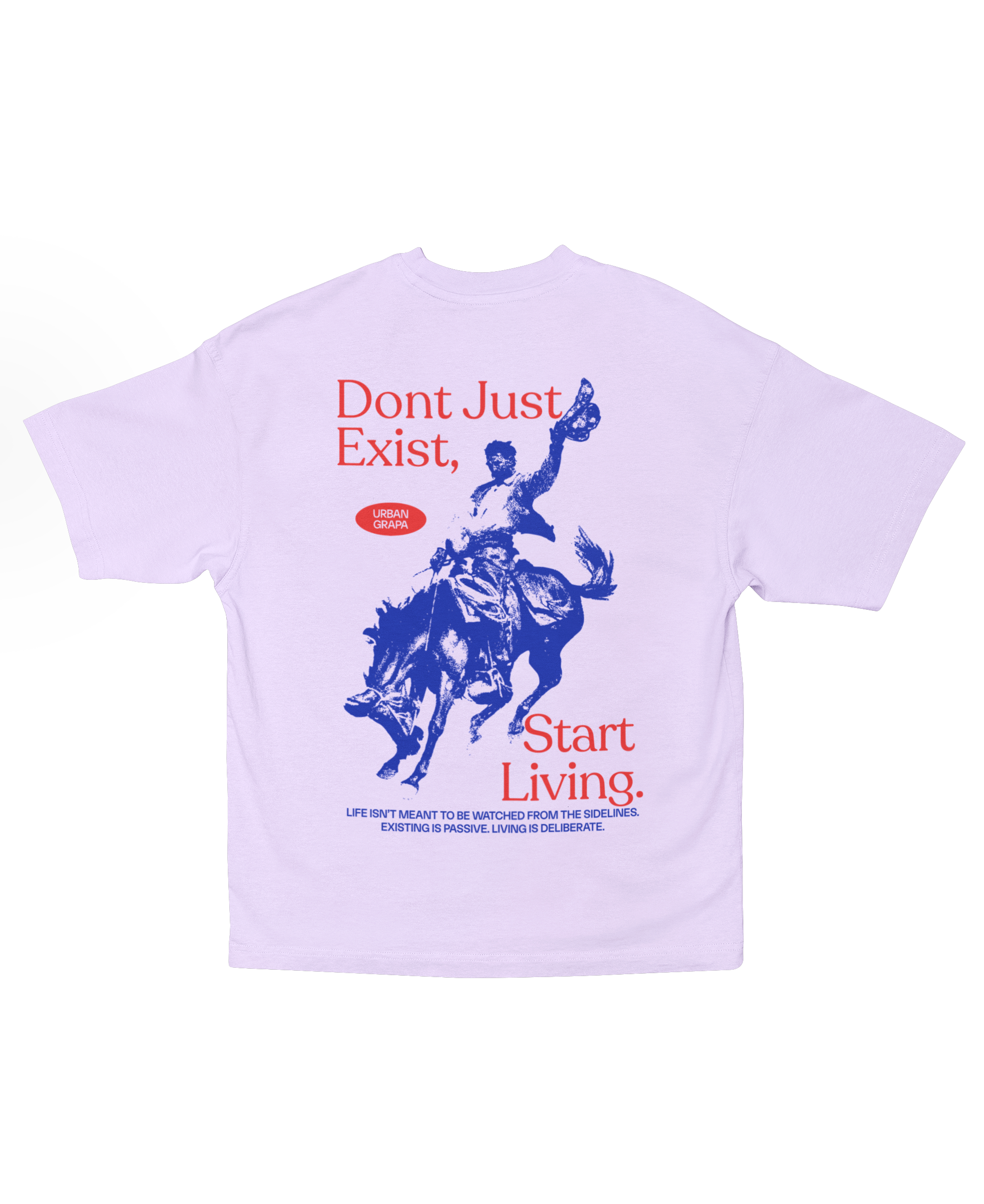 START LIVING OVERSIZED T-SHIRT