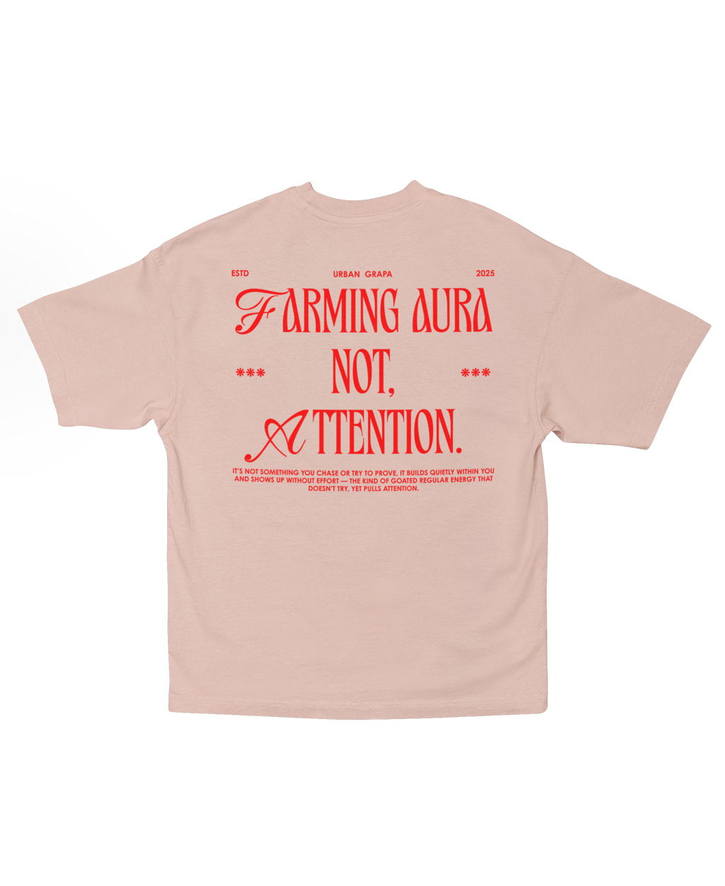 FARMING AURA OVERSIZED T-SHIRT