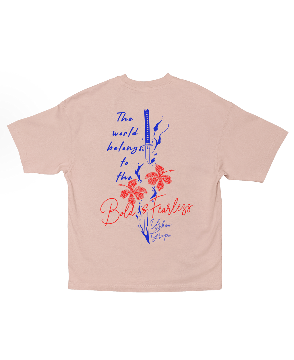 BOLD AND FEARLESS OVERSIZED T-SHIRT