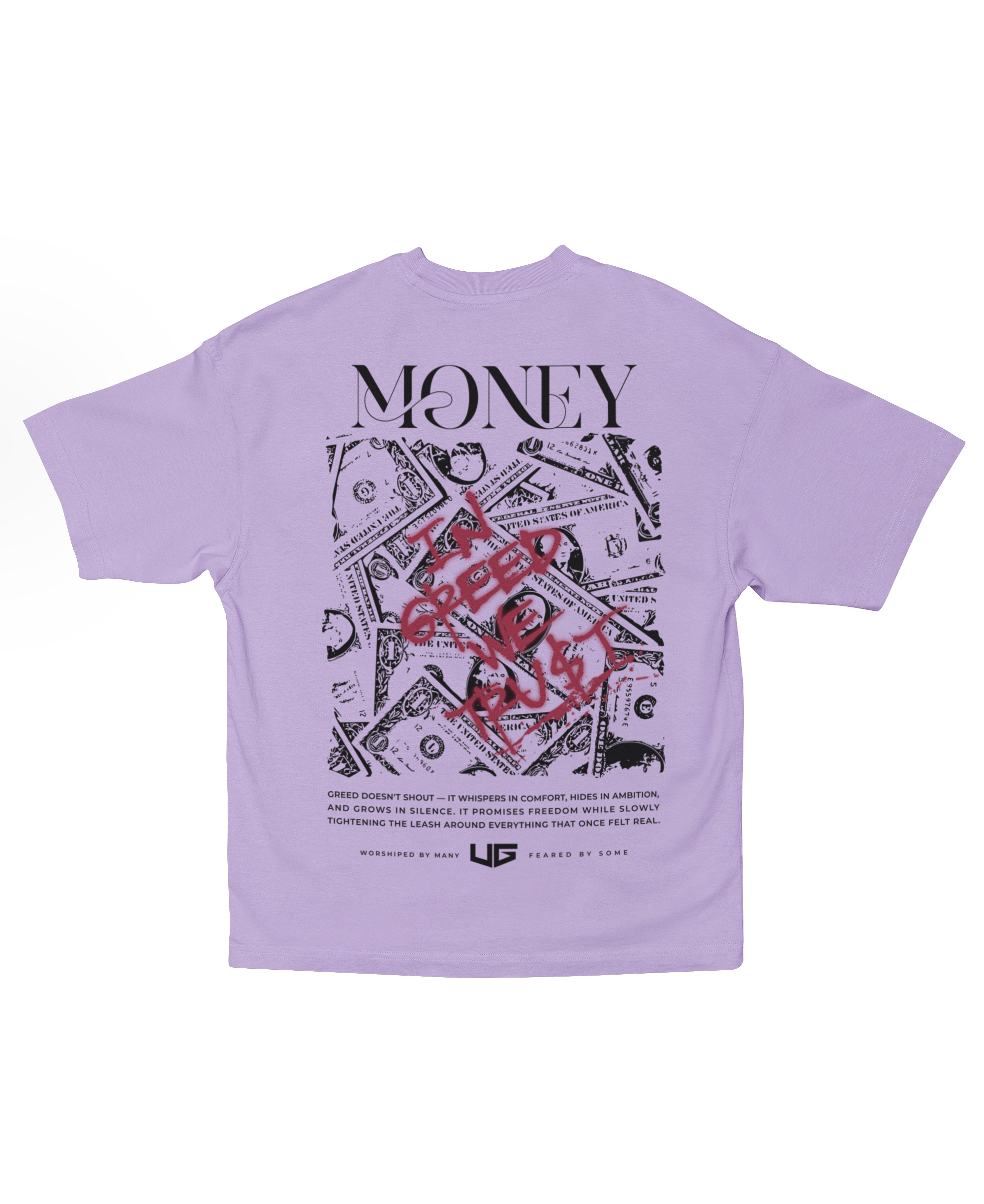 MONEY GREED OVERSIZED T-SHIRT
