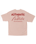 AUTHENTIC OVER AESTHETIC OVERSIZED T-SHIRT
