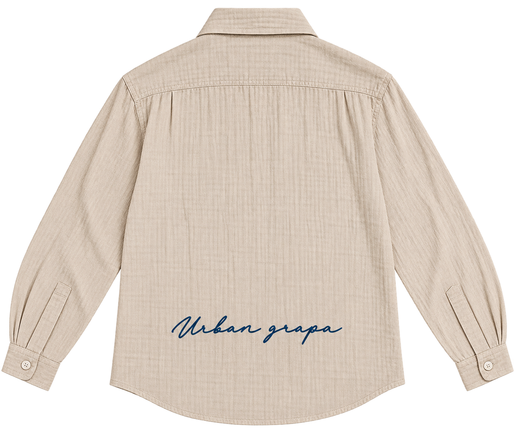 NATURALLY RARE GAUZE OVERSIZED SHIRT
