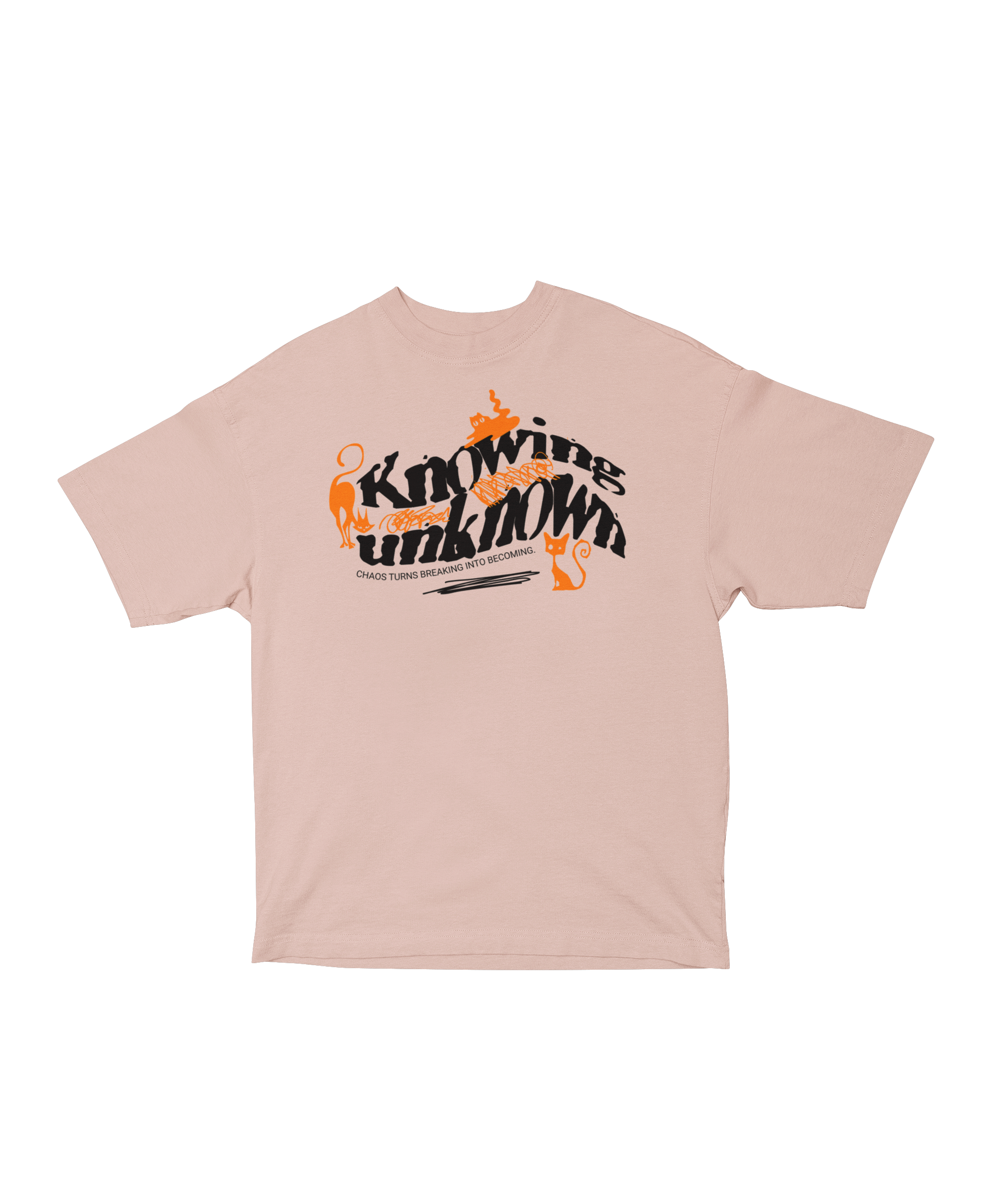 KNOWING UNKNOWN OVERSIZED T-SHIRT