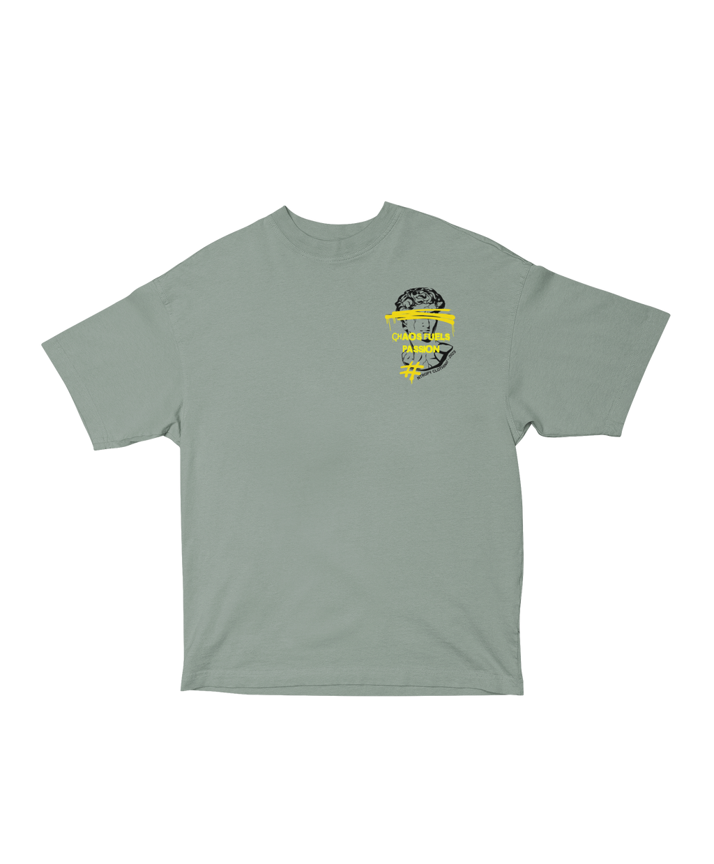 CHAOS FUEL PASSION OVERSIZED T-SHIRT
