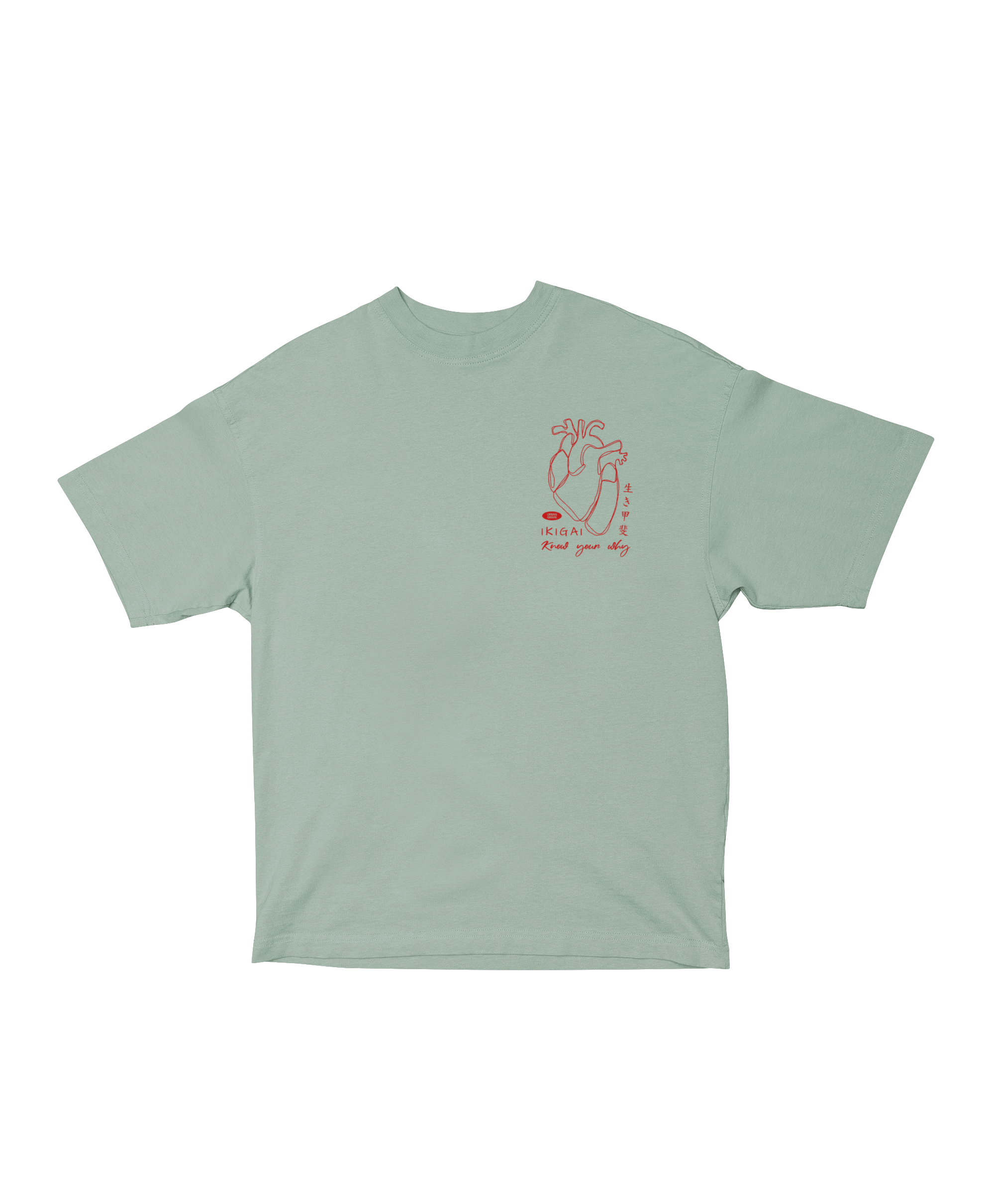 IKIGAI KNOW YOUR WHY OVERSIZED T-SHIRT