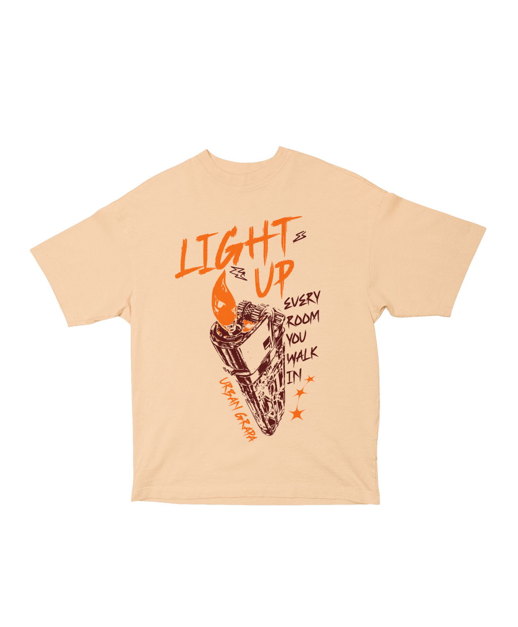 LIGHT UP EVERY ROOM OVERSIZED T-SHIRT