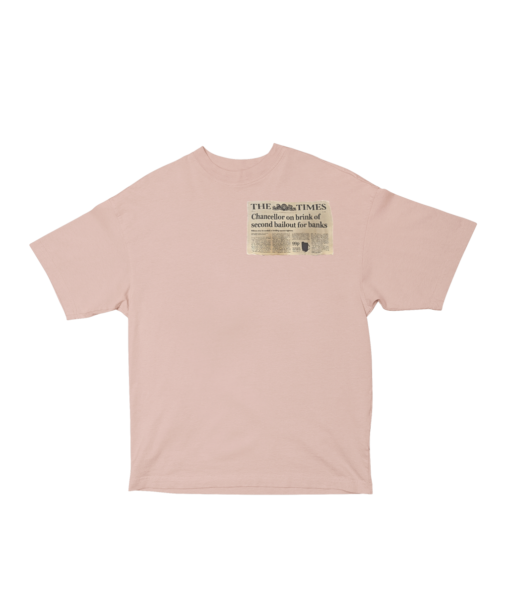 BITCOIN PATCHWORK OVERSIZED T-SHIRT