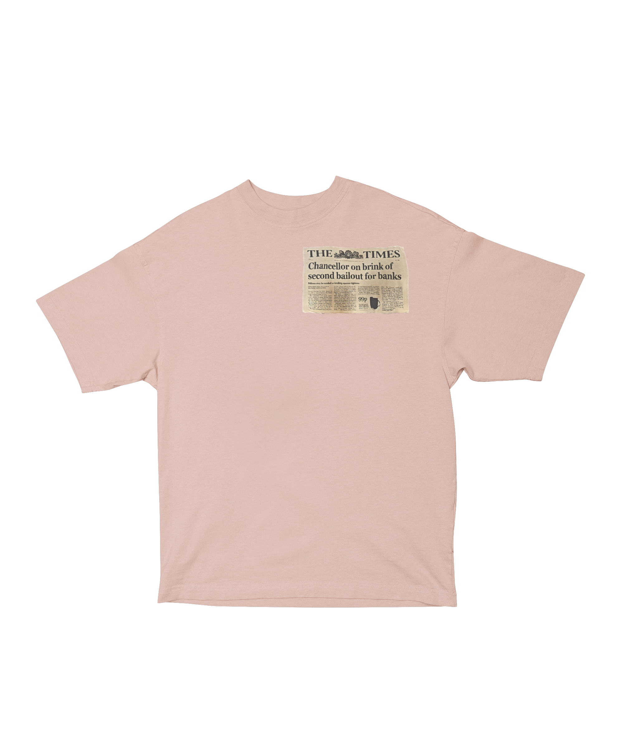 BITCOIN PATCHWORK OVERSIZED T-SHIRT