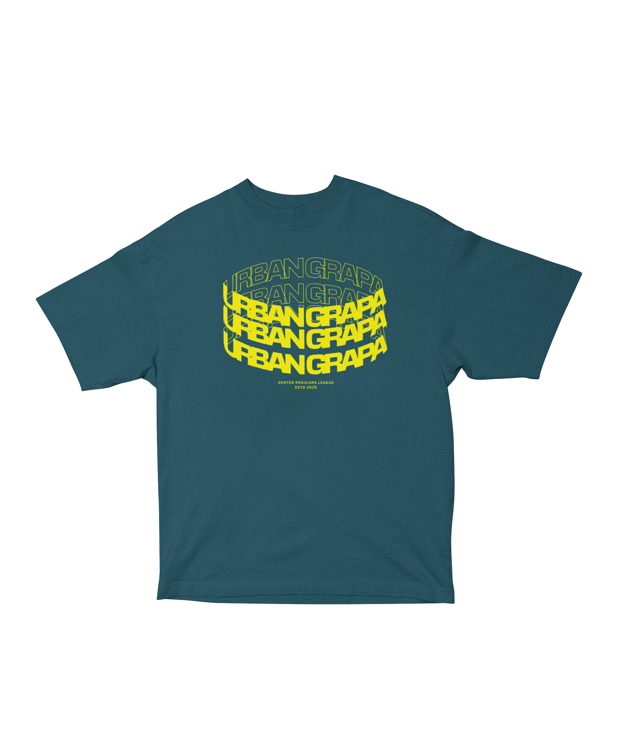 URBAN GRAPA LOOP TEXT OVERSIZED T-SHIRT